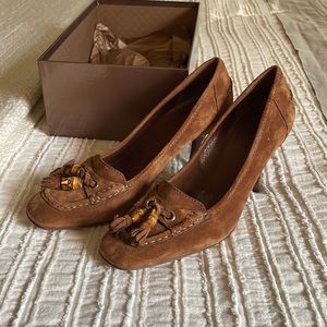 Gucci brown suede 7.5